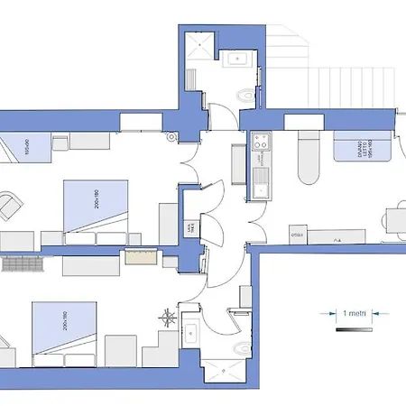 Apartment Nice-three-room With 2 Bathrooms